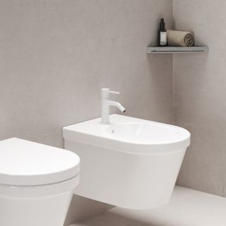 Смеситель для биде Ravak Espirit  X070244 ES 056.10WV 150 мм БЕЛЫЙ ВЕЛЬВЕТ